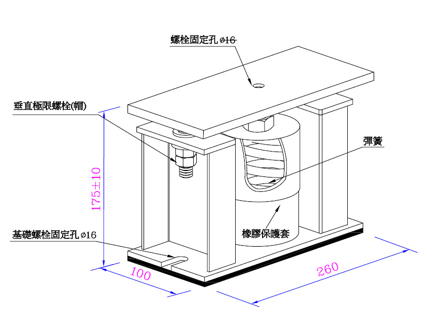 不銹鋼彈簧 YS-A-產品介紹-YS-AIR 固安震避震器