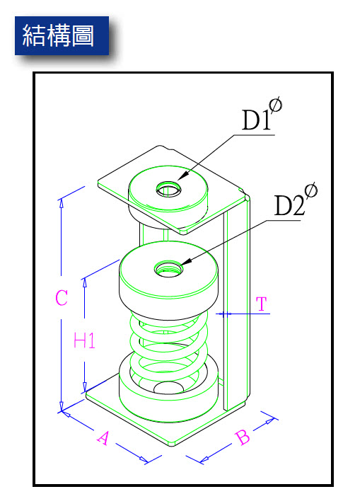 懸吊彈簧 HN HNSS-產品介紹-YS-AIR 固安震避震器